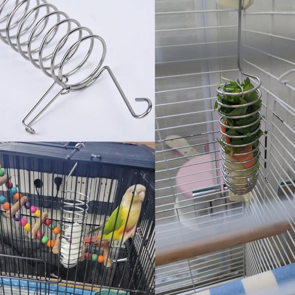 NentMent bird feeder in use showing secure hanging and easy access