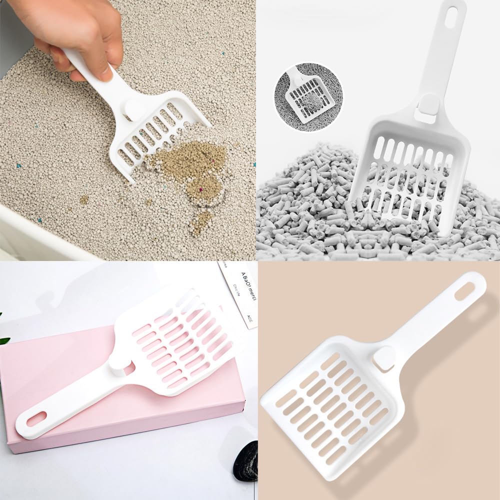 NentMent scoop works with clumping and crystal litter types for flexible cleaning