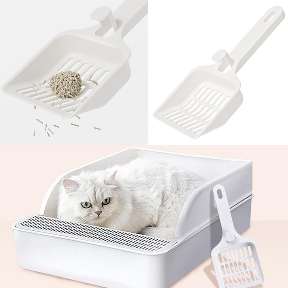 NentMent 22.4 cm scoop demonstrates generous reach for easy litter handling