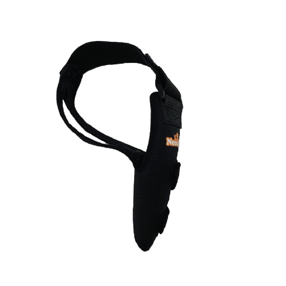 NeoAlly elbow brace fabric close-up reveals breathable, soft stretch material.