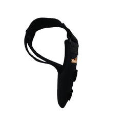 NeoAlly elbow brace fabric close-up reveals breathable, soft stretch material.