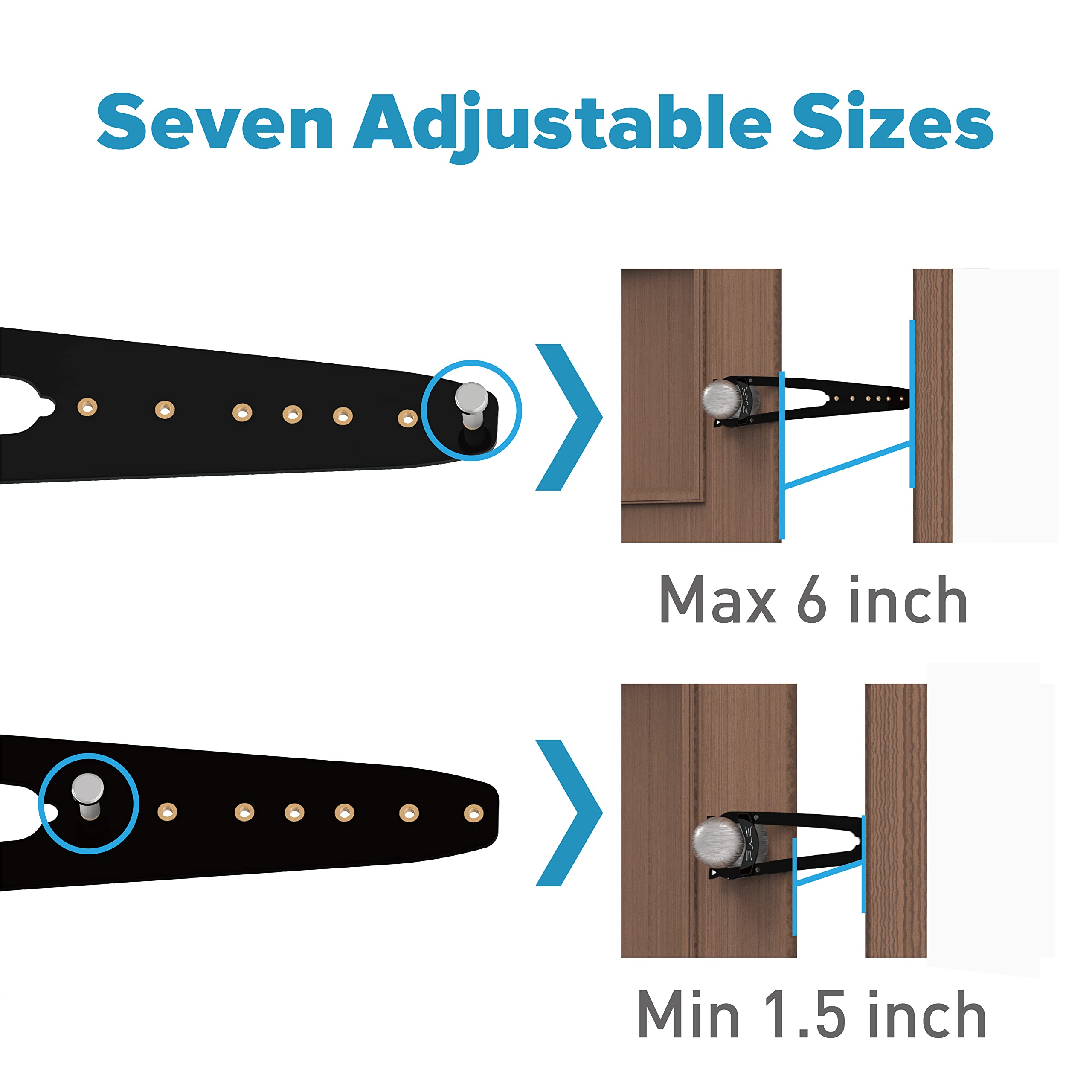 Neobay cat door latch gap-open shows dogs kept out while cats pass through.
