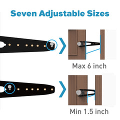 Neobay cat door latch gap-open shows dogs kept out while cats pass through.