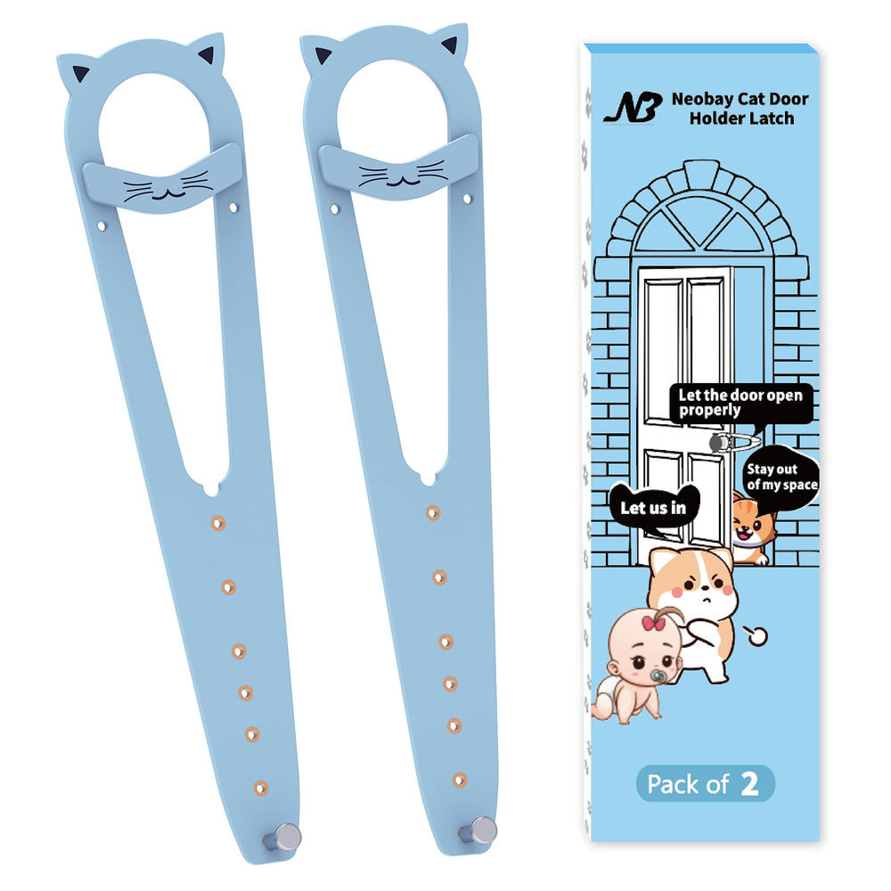 Neobay Cat Door Latch plastic material highlights durable lightweight construction.