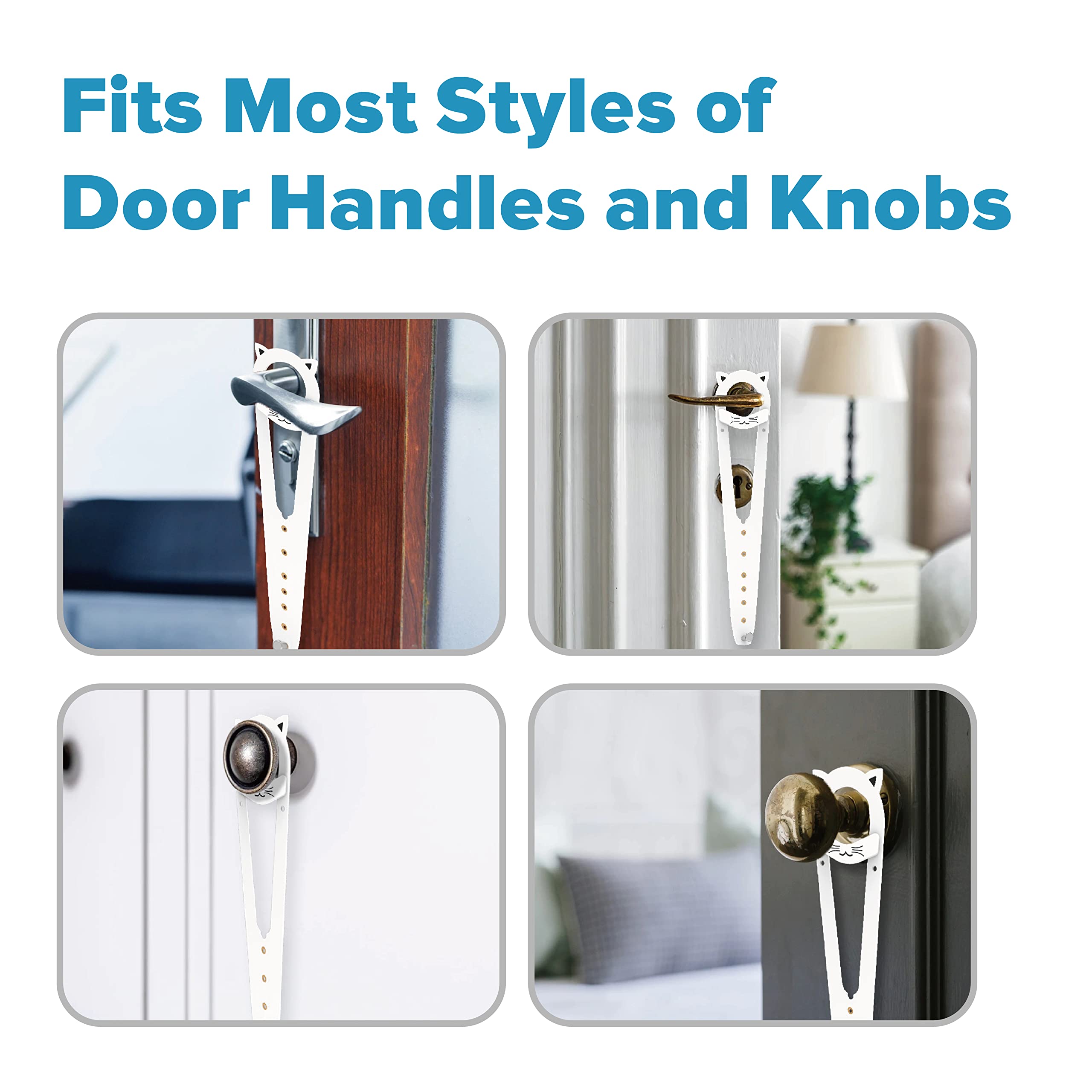 Neobay cat door latch portable design is travel-friendly for homes or hotels.