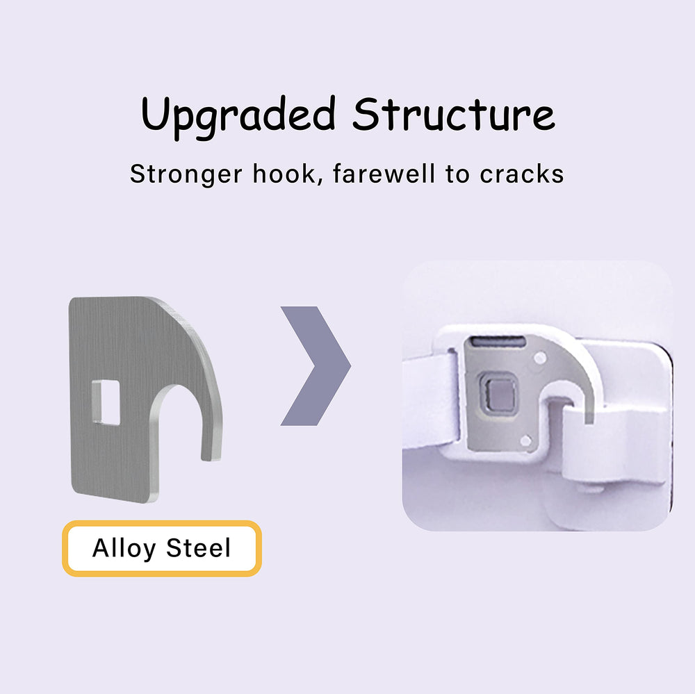 Neobay solid alloy inside plastic hook enhances durability against persistent dogs