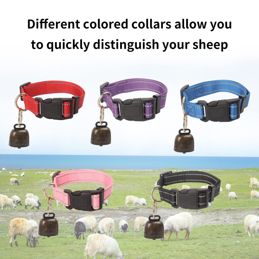 NEOGULY different-color collars image supports easy identification during grazing.