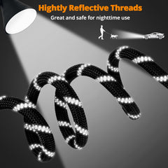 NEOGULY 360-degree rotating hooks prevent tangling for smoother dog walks.