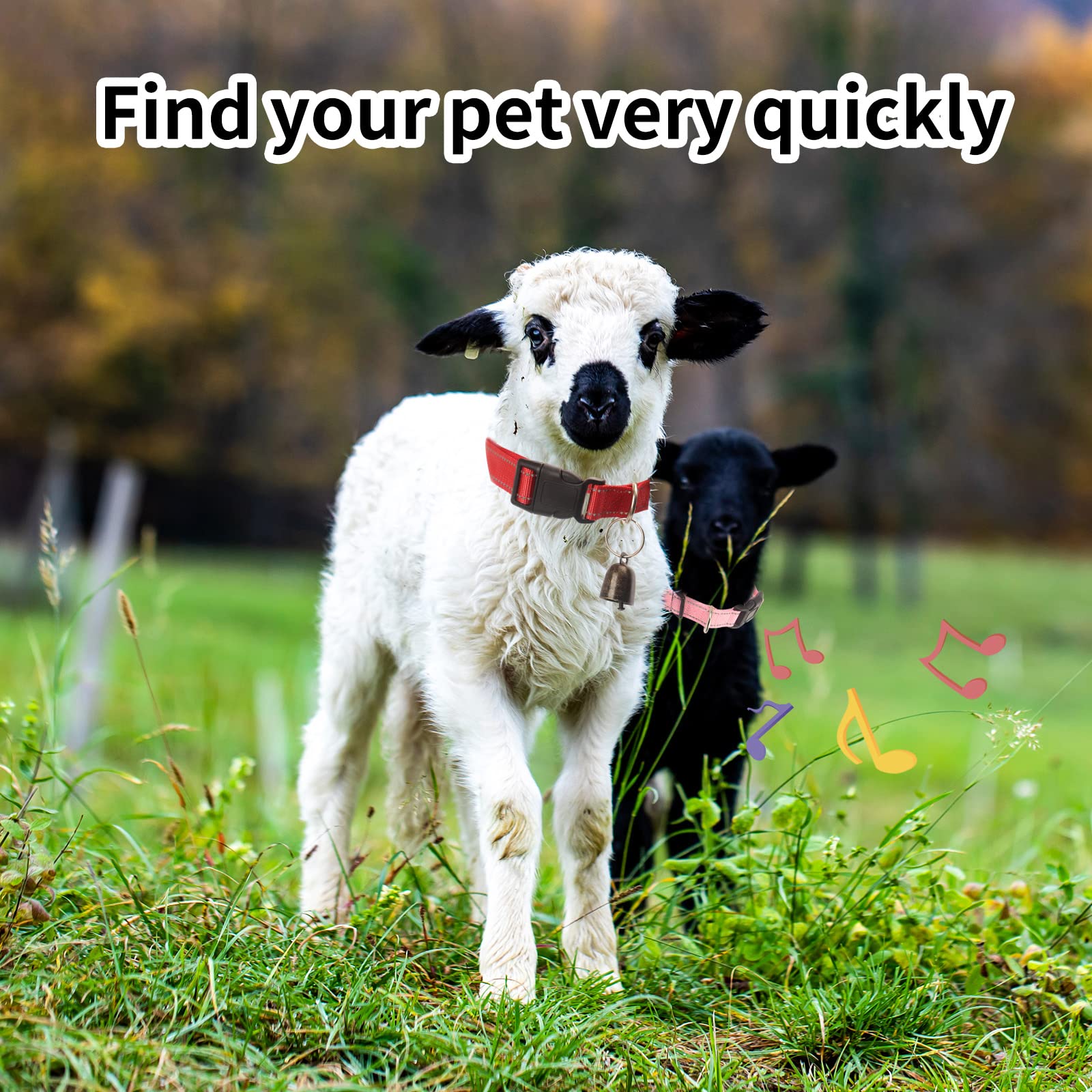 NEOGULY night-visibility reflective collar helps you monitor livestock from a distance.