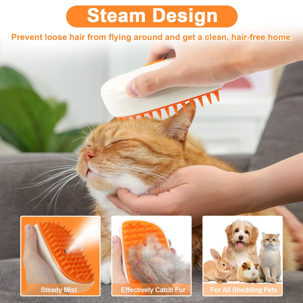 Ergonomic Nepfaivy brush design fits the hand during grooming