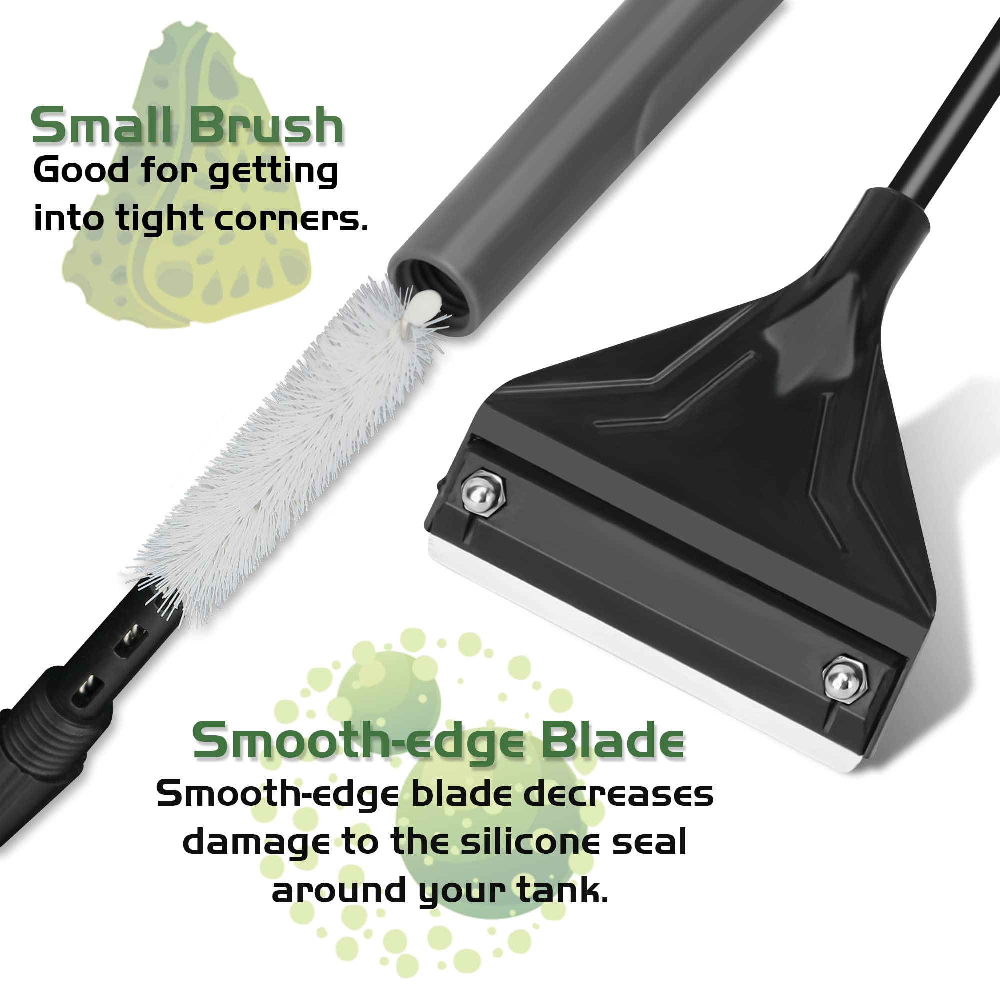 NEPTONION algae scraper secure cover enables safe blade swaps