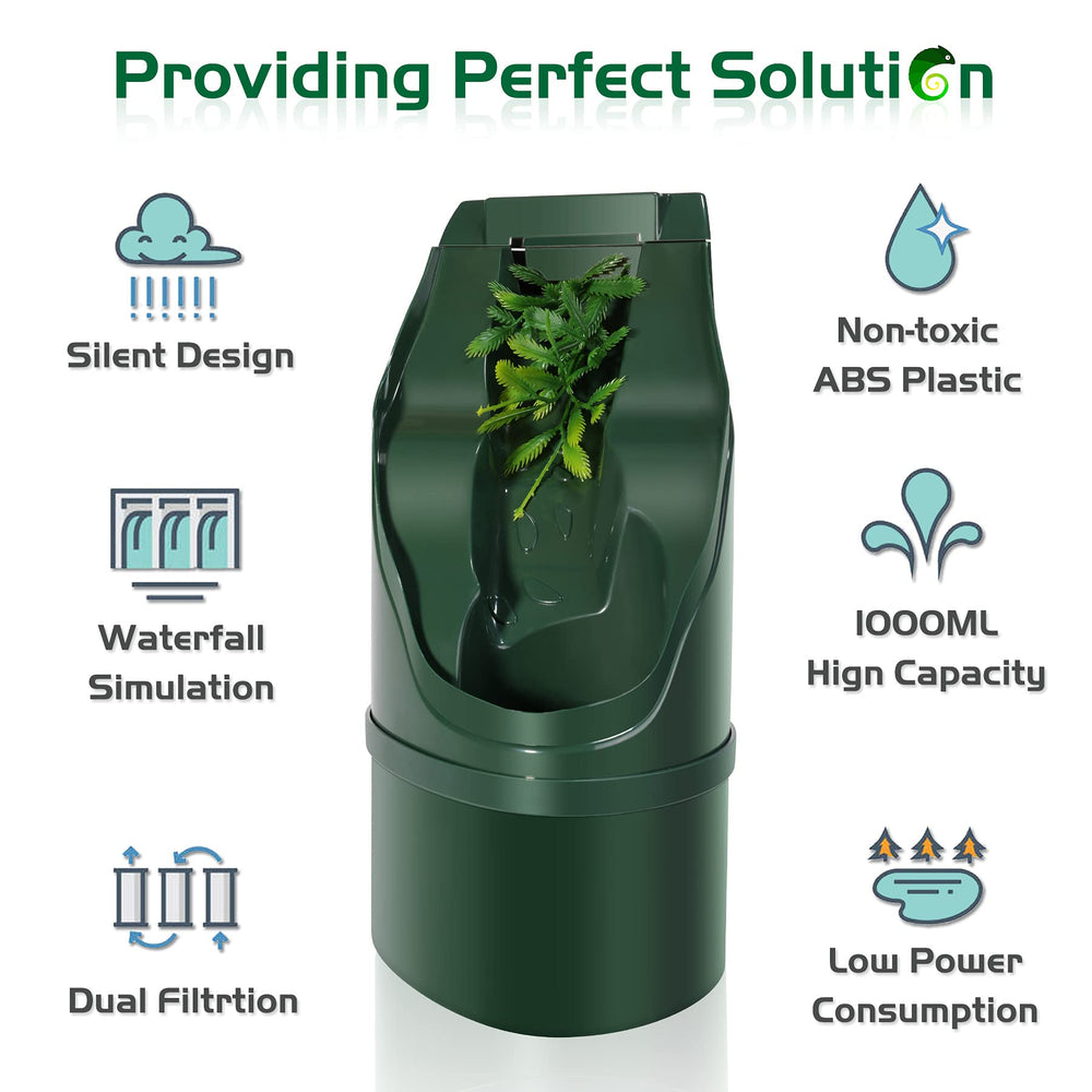 NEPTONION Reptile Cantina carbon pad purifies water for reptiles