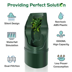 NEPTONION Reptile Cantina carbon pad purifies water for reptiles