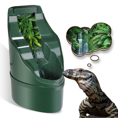 NEPTONION Reptile Cantina drinking fountain provides continuous fresh water for terrariums
