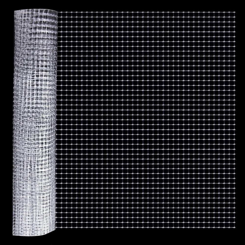 NestBasics clear fish tank mesh netting shows full-length sheet for easy trimming and fitting.
