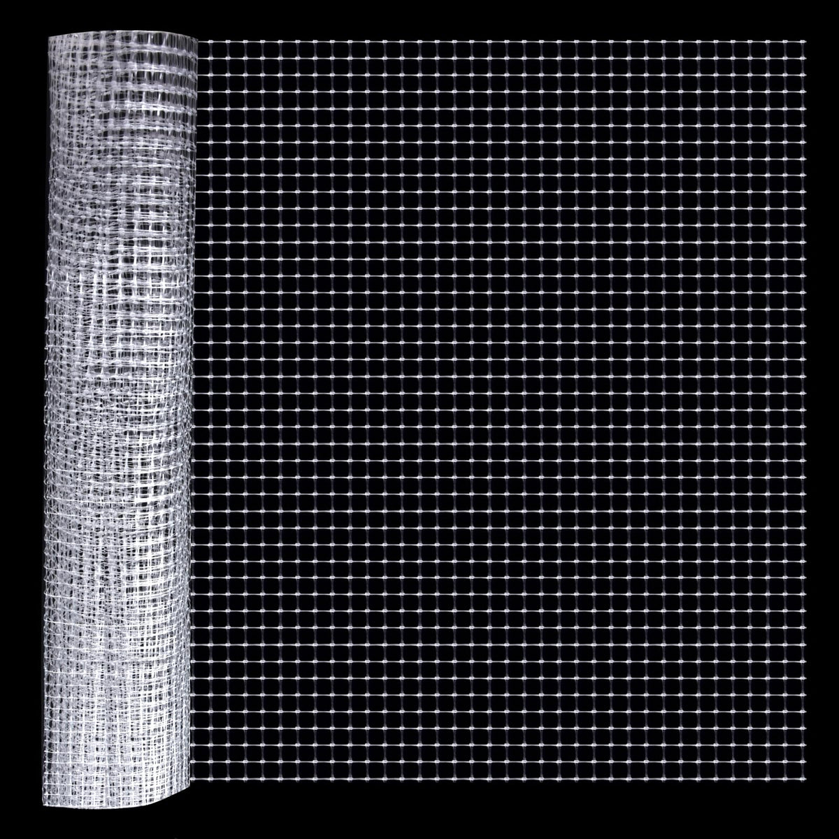 NestBasics clear fish tank mesh netting shows full-length sheet for easy trimming and fitting.