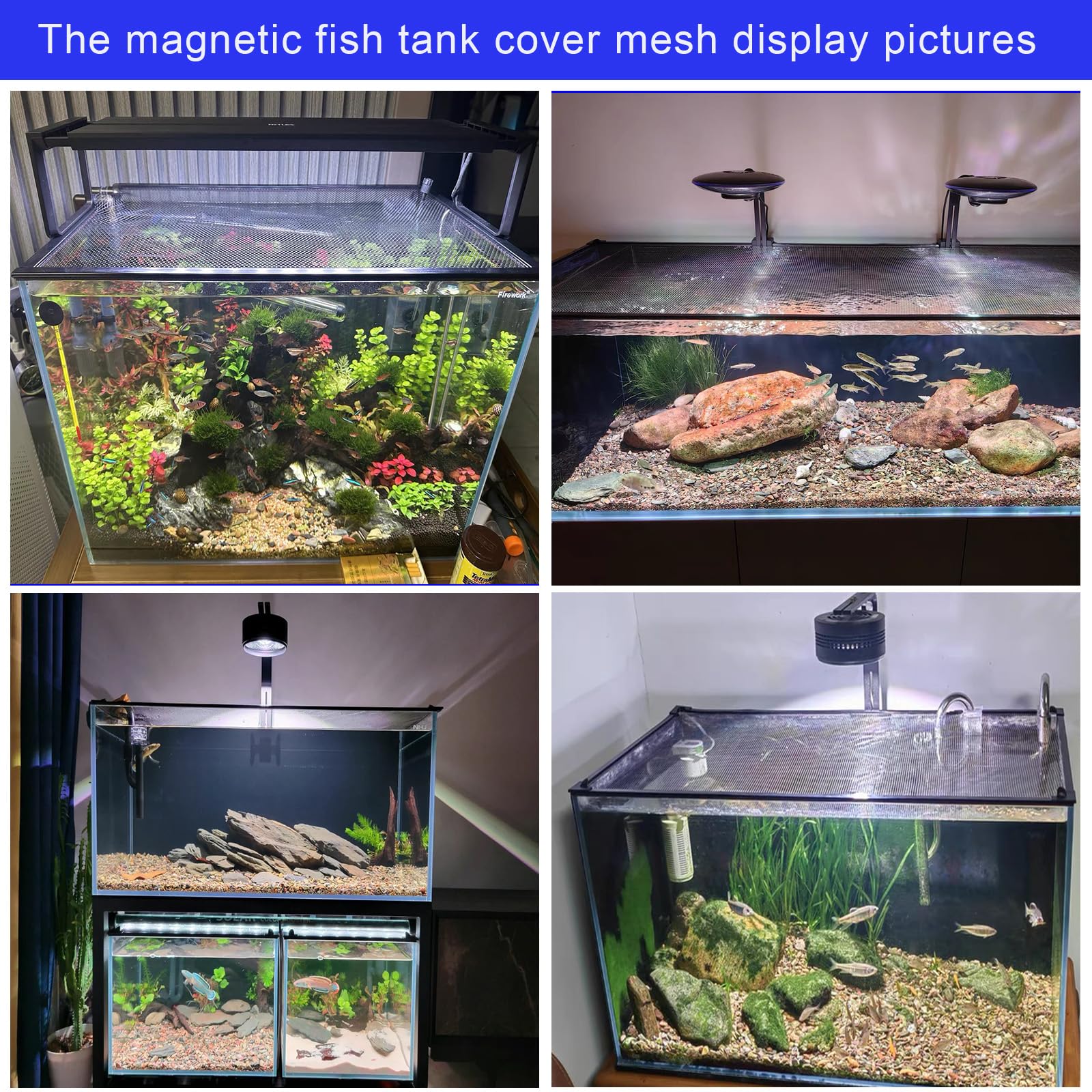 NestBasics corner buckle mount secures lid on various tanks
