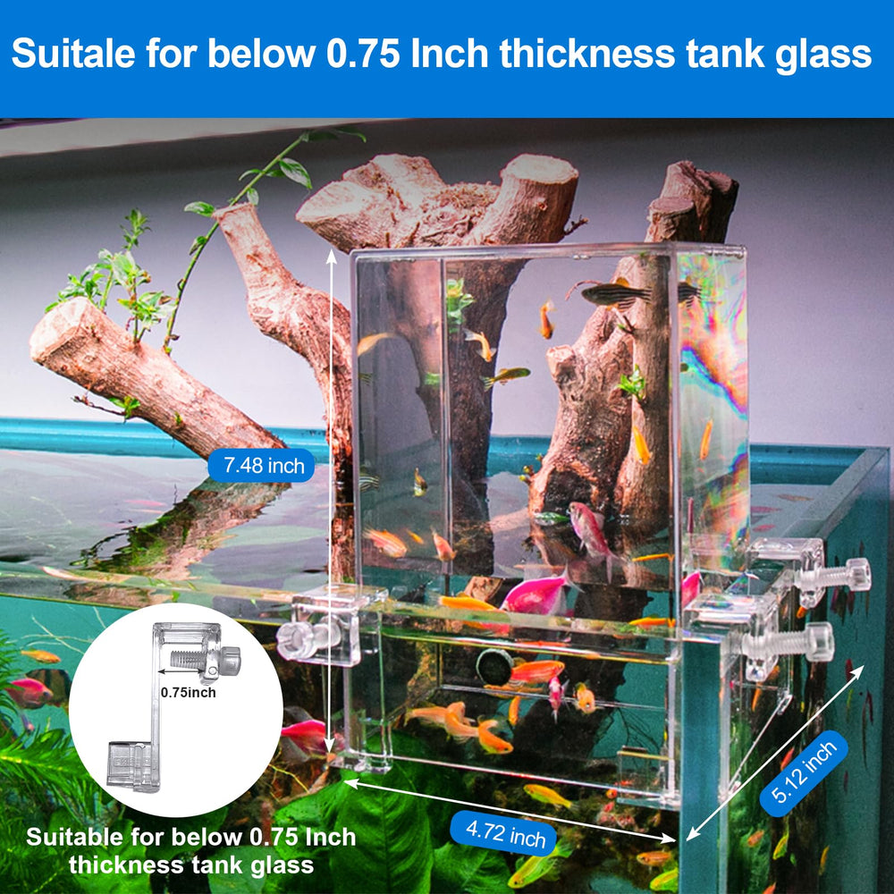 NestBasics negative pressure tank side view highlighting slim profile for compact setups.