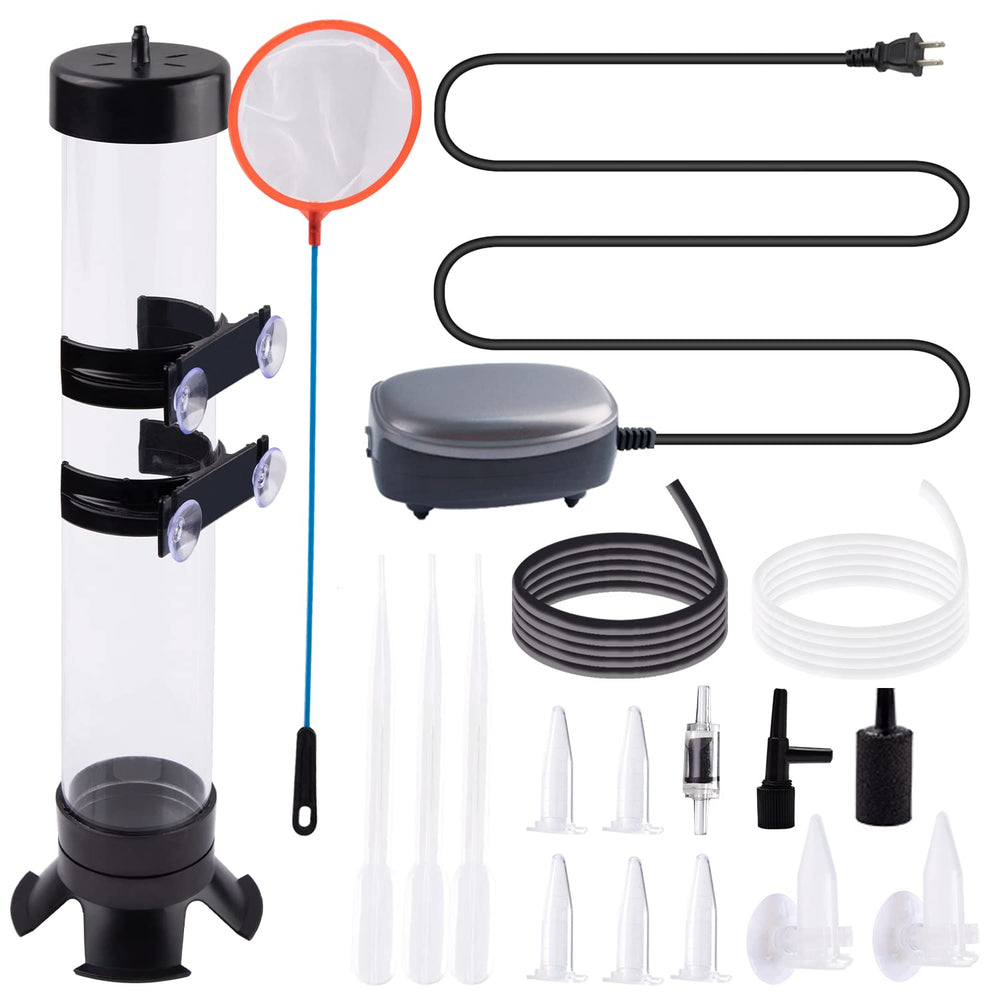 NestBasics silver air pump and controller valve for oxygenation