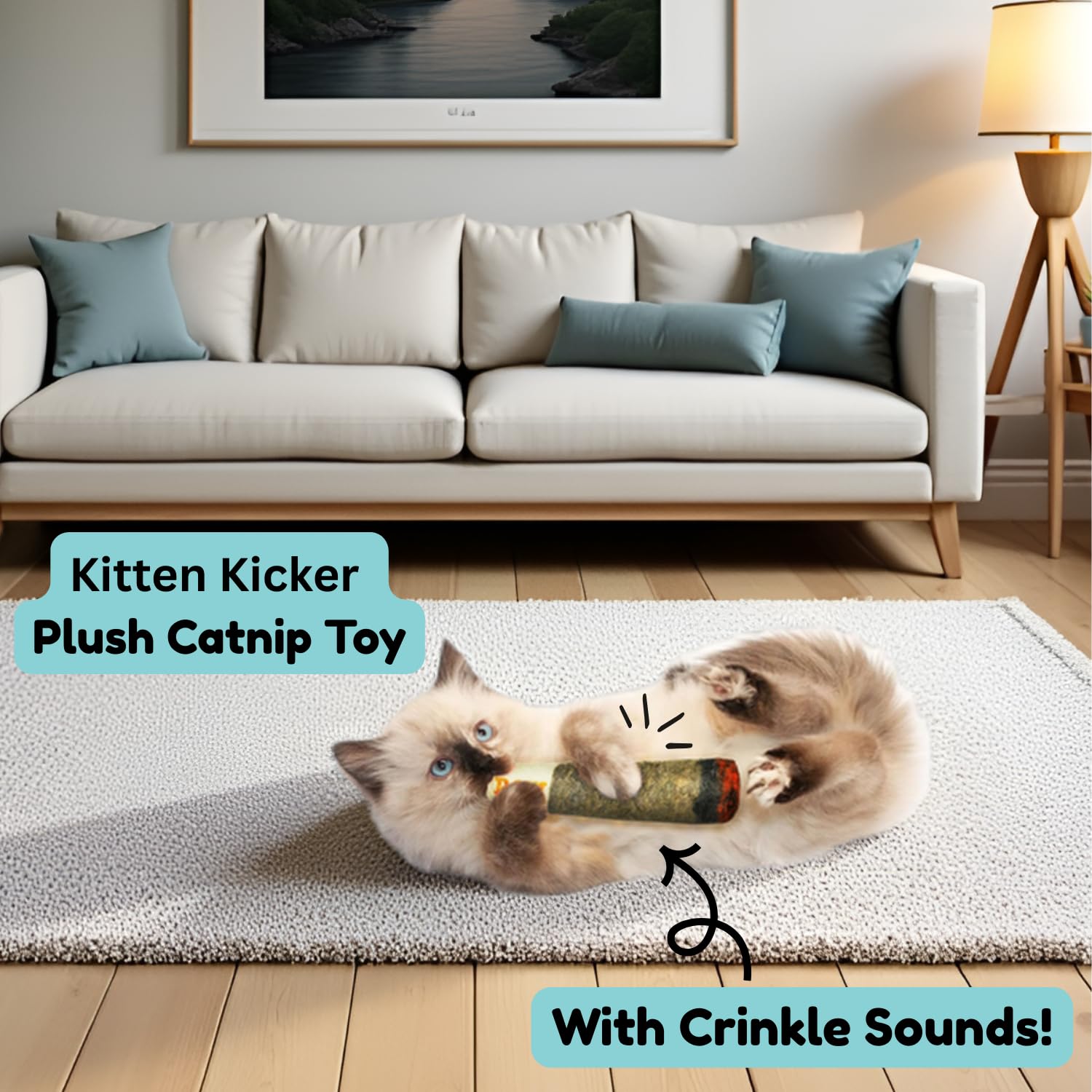 Nestpark Cat Doobie soft durable material shown for teething kittens and adults