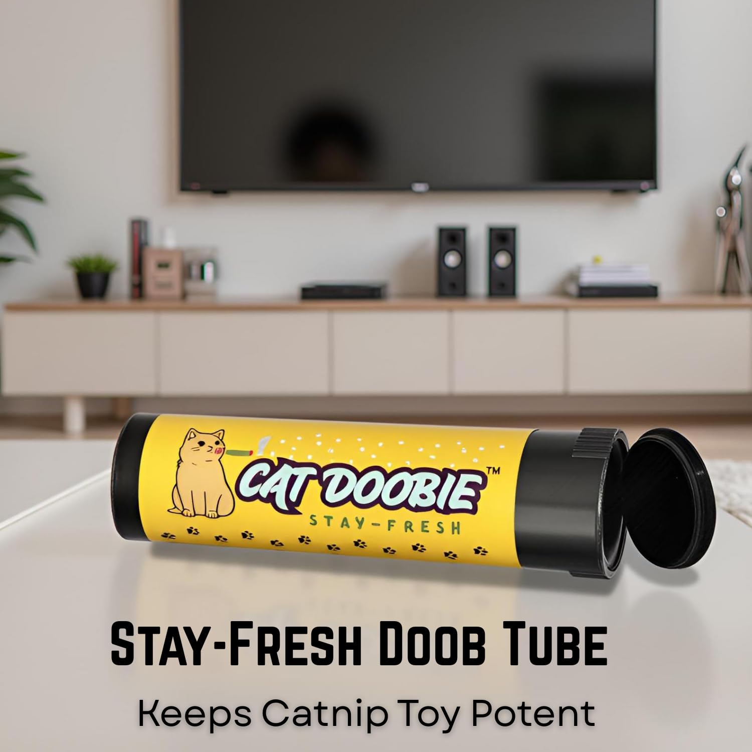 Nestpark Cat Doobie Stay Fresh Doob Tube packaging for freshness between uses