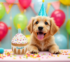 Nestpark pup cake plush — soft cupcake toy promoting cuddly, interactive play.