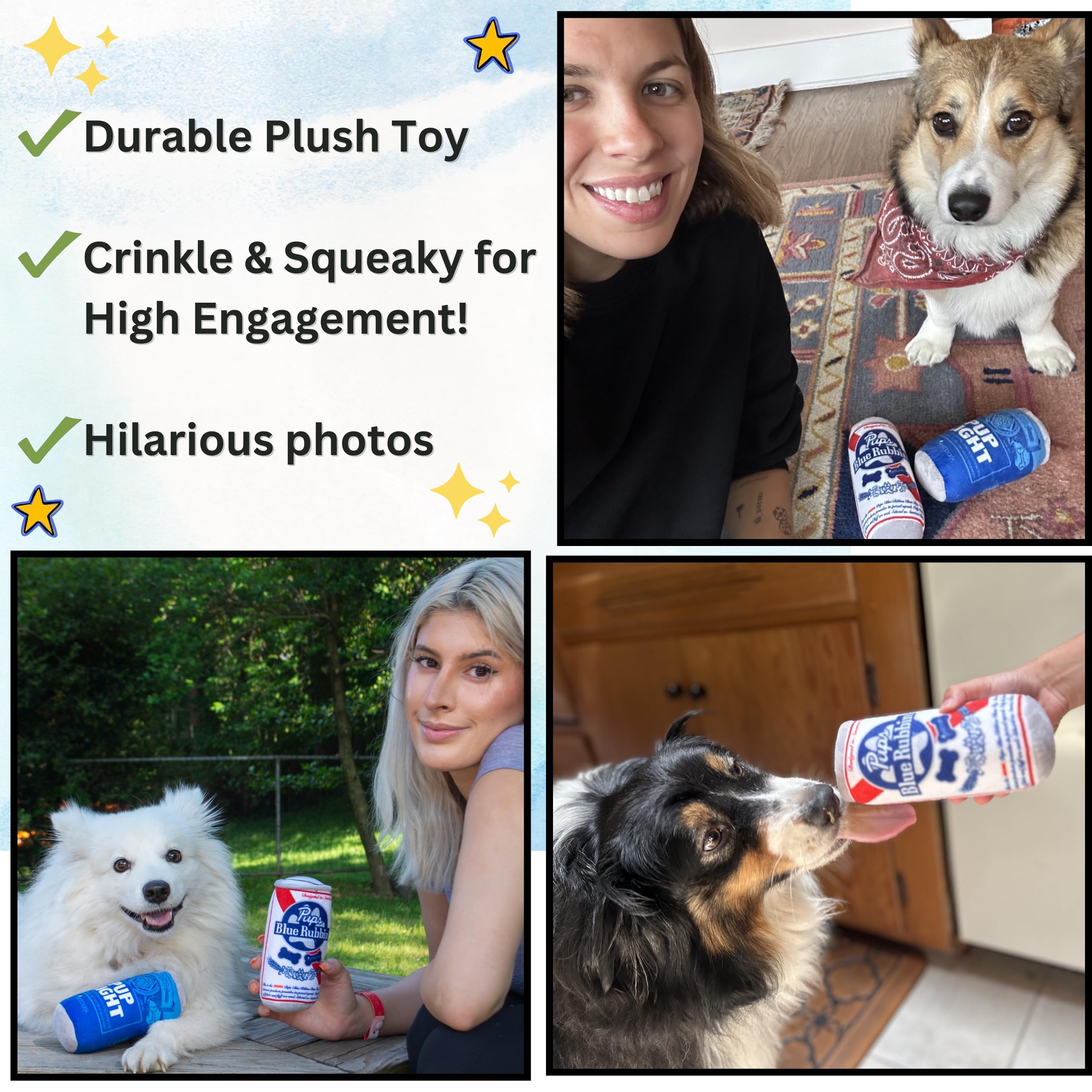 Nestpark durable plush design makes a playful dog gift