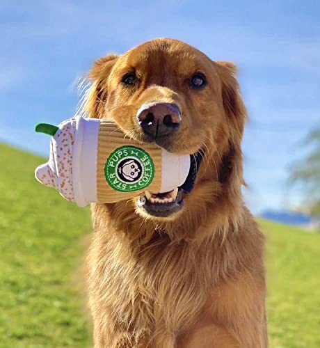 Nestpark Pup'kin Spice Latte plush-toy makes a funny, memorable dog gift
