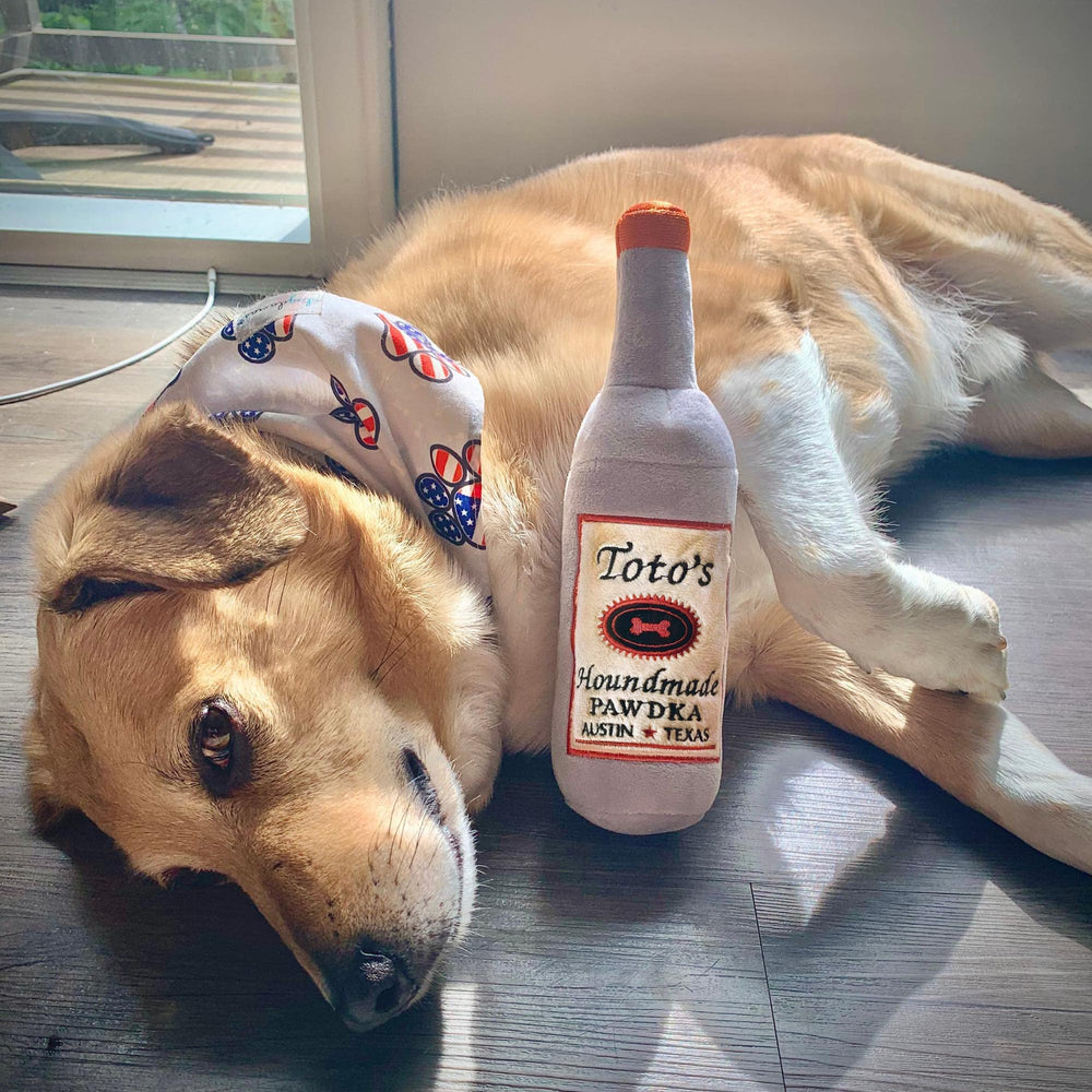 Nestpark Toto's Plush Squeaky Crinkle Toy gift-ready packaging ideal for birthdays