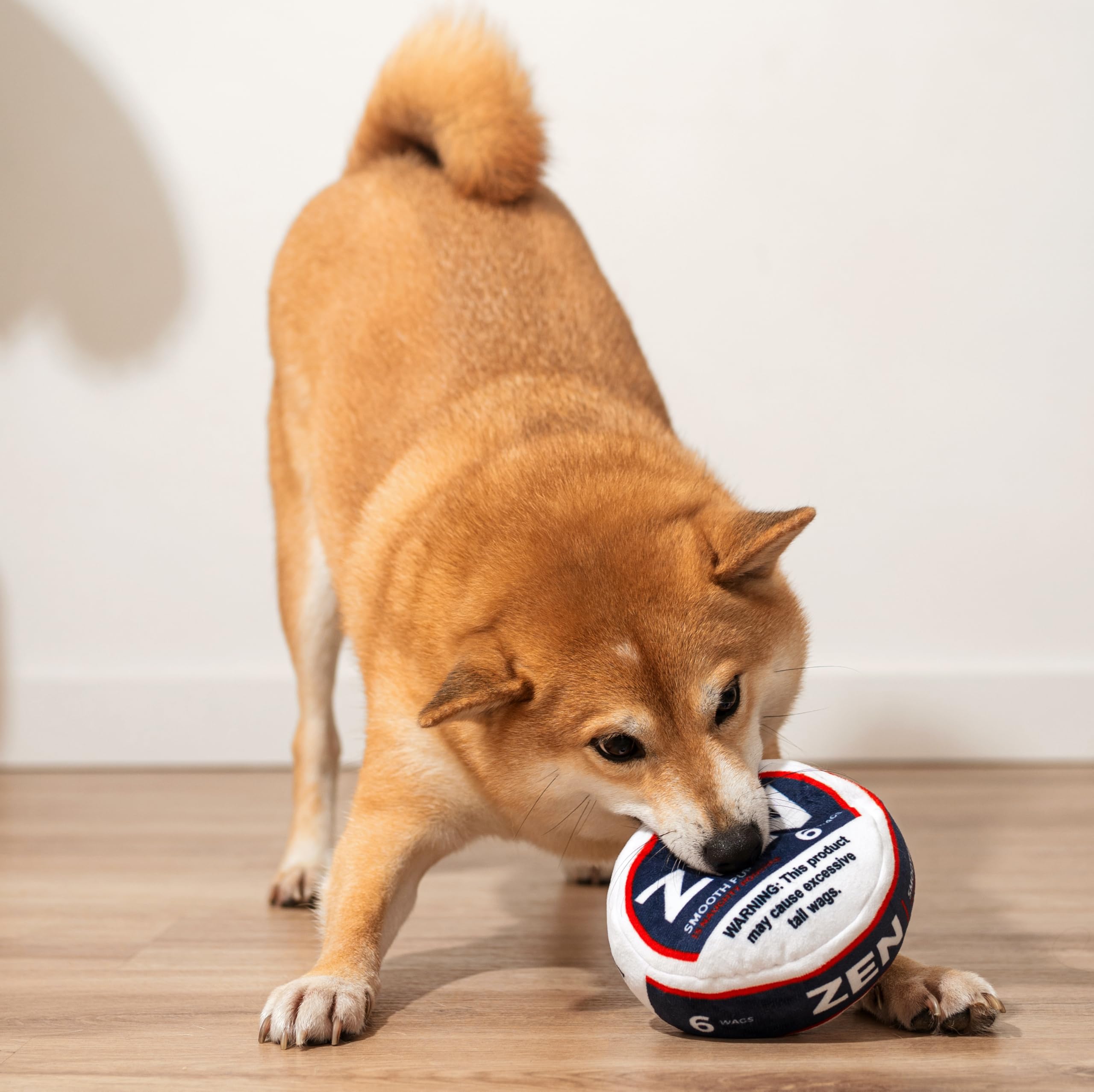 Nestpark Zen Pupper Deckies crinkle detail highlights sensory fun during fetch