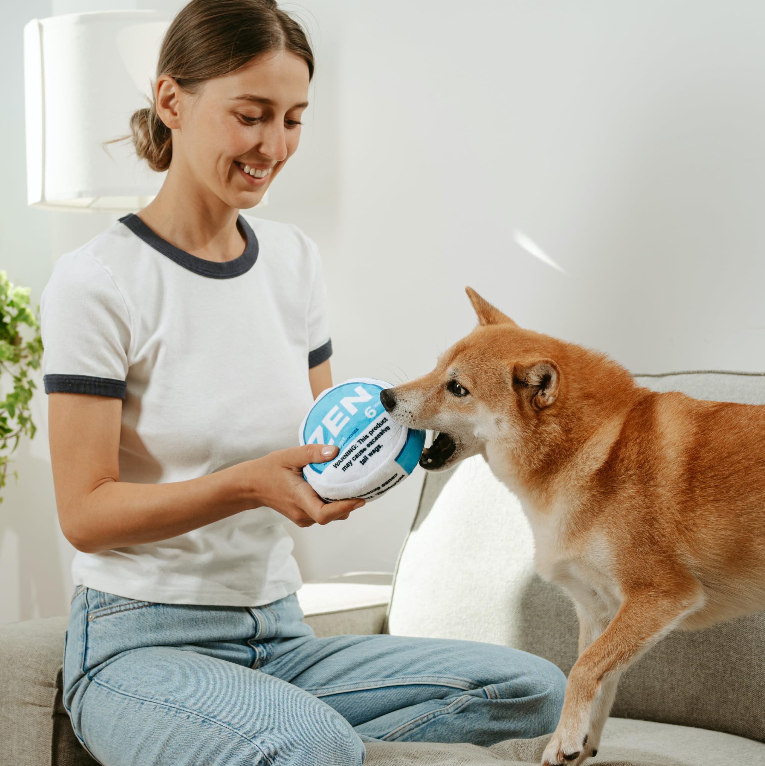 Nestpark Zen Pupper Deckies crinkle texture shot highlights sensory fun for dogs