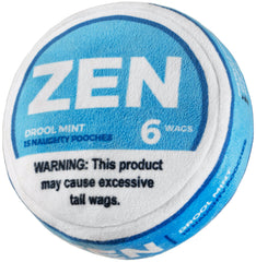 Nestpark Zen Pupper Deckies toy packaging signals a gift-ready, playful dog surprise