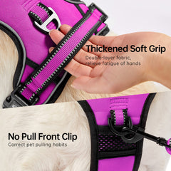 NESTROAD No Pull Harness padded webbing detail for comfortable wear