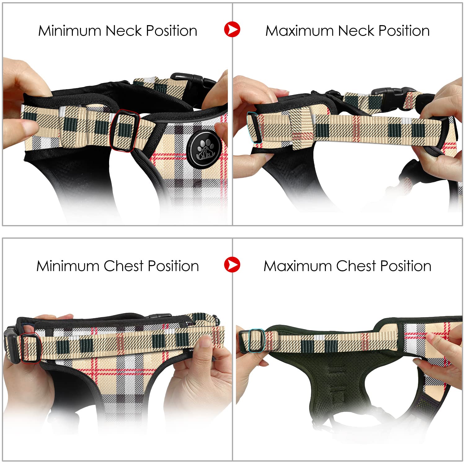 NESTROAD leash kit with retractable seatbelt and storage strap for outings.