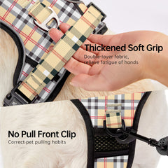 NESTROAD padded harness shows shoulder and chest straps for secure, comfortable fit.