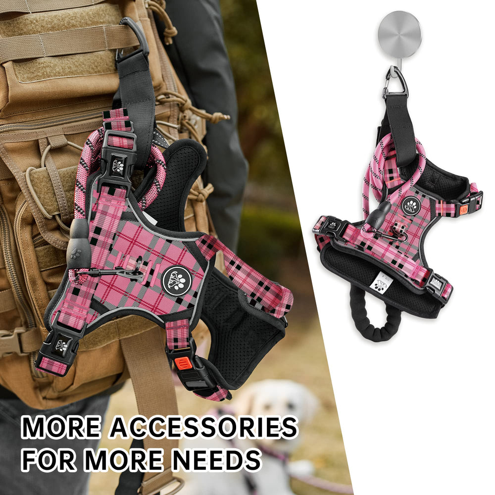 NESTROAD retractable seatbelt accessory demonstrates versatile walking options