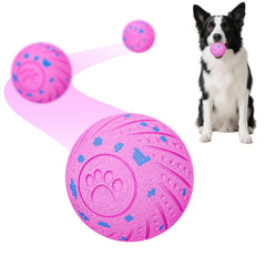 NETRCO Smart Interactive Dog Ball front view shows motion-activated play for independent entertainment.