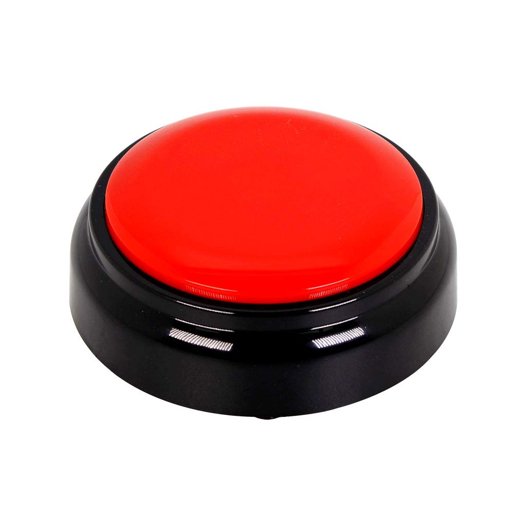 Neutral Voice Recording Button closeup showing compact design for travel and messages