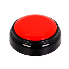 Neutral Voice Recording Button closeup showing compact design for travel and messages