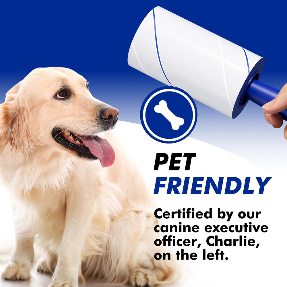 New England Stories lint roller extra stickiness lifts pet hair quickly