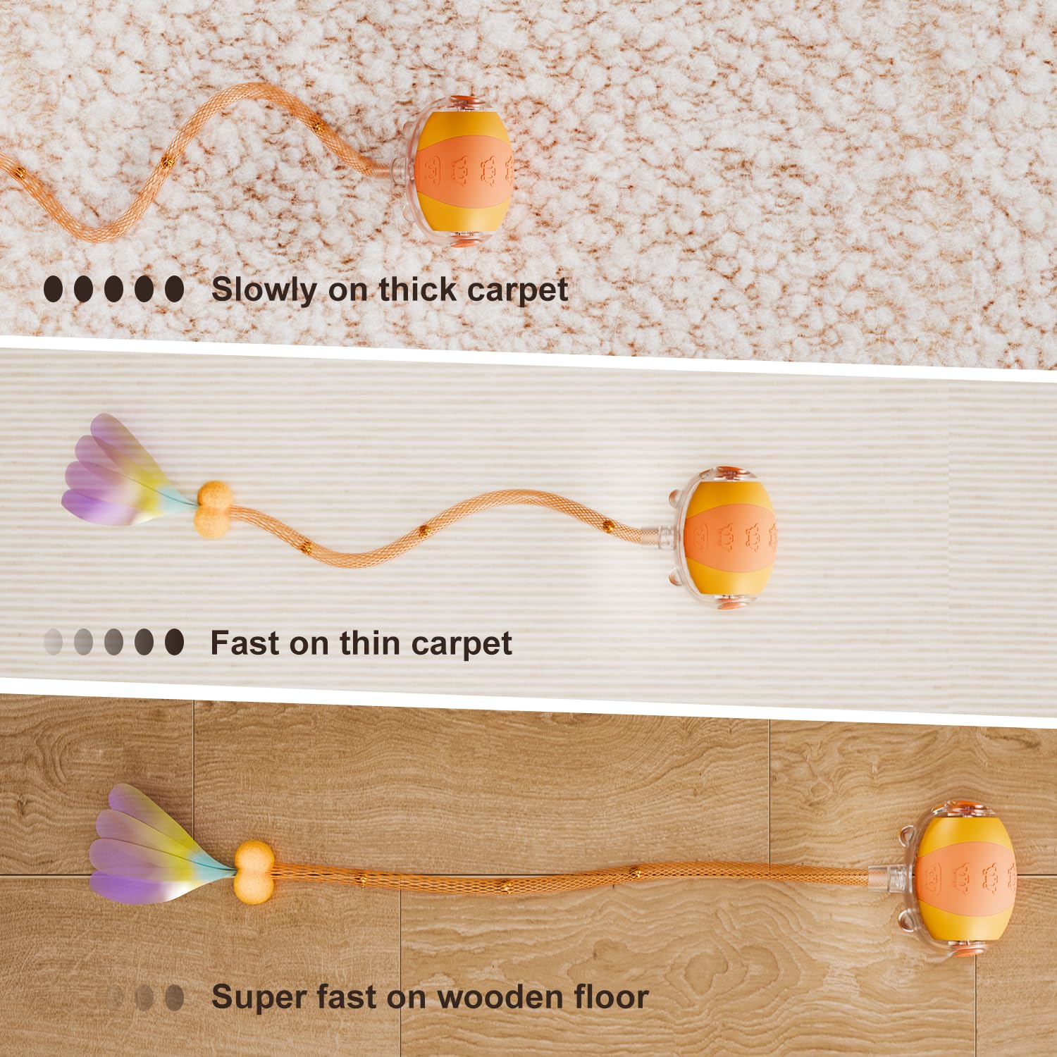 New Fi cat toy ball soft silicone material keeps daily play safe