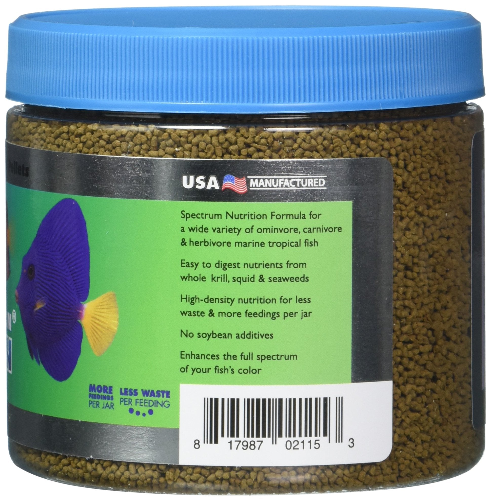 New Life Spectrum Marine 300g Naturox packaging made in USA with natural preservatives