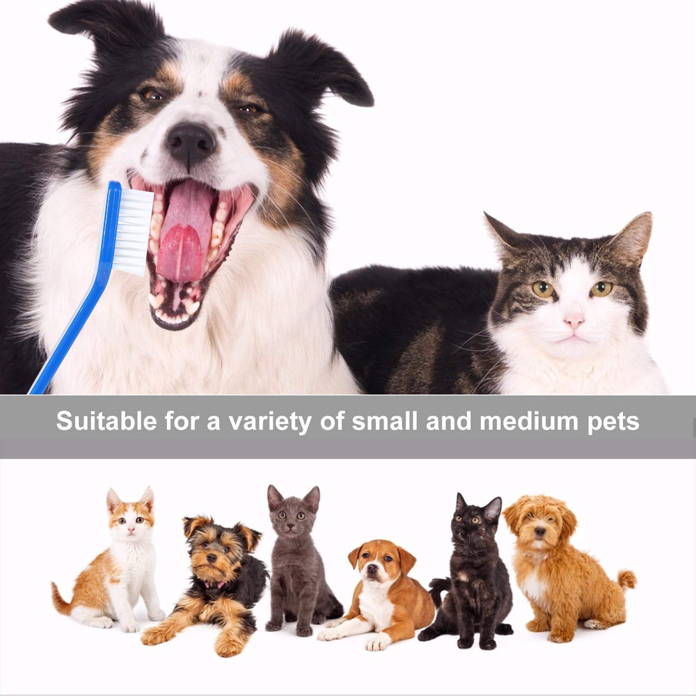 Newday 50-pack of dog-cat toothbrushes in independent polybags for replacements.