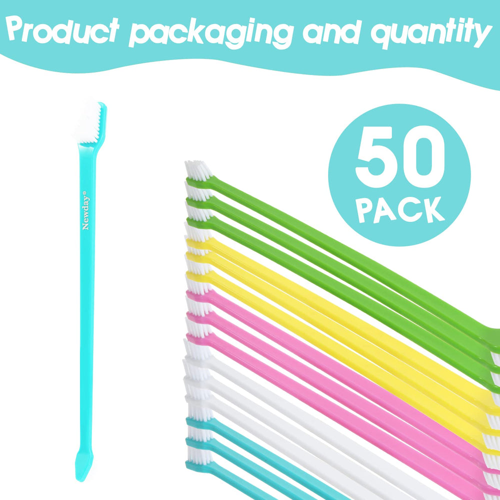Newday dual-ended angled-head design helps reach back teeth with ease.