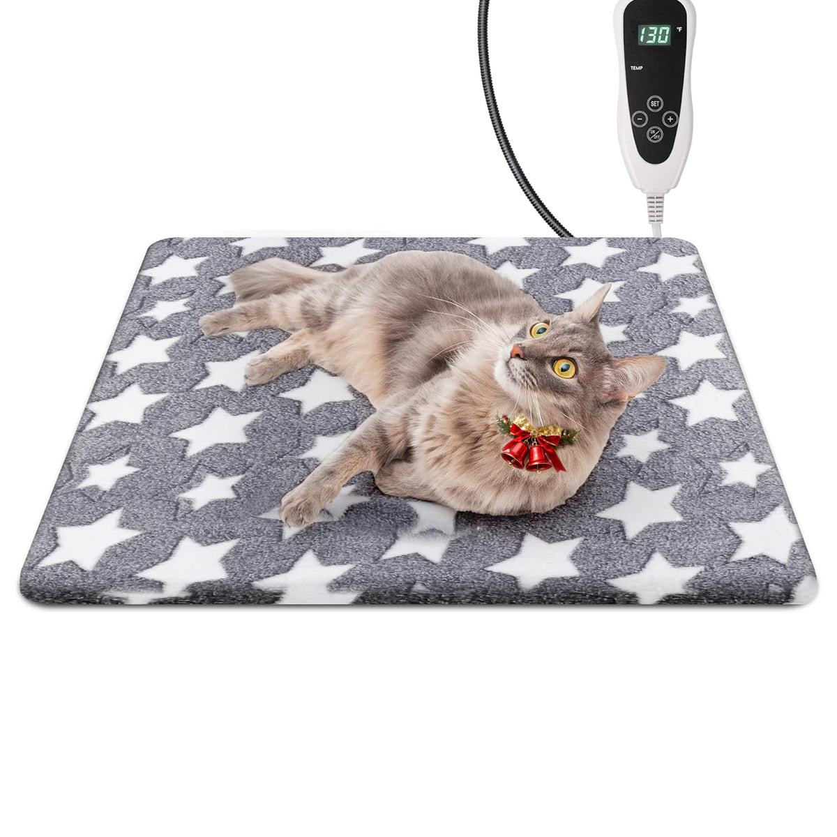 Newget cat heating pad soft cover provides easy cleaning and cozy warmth.