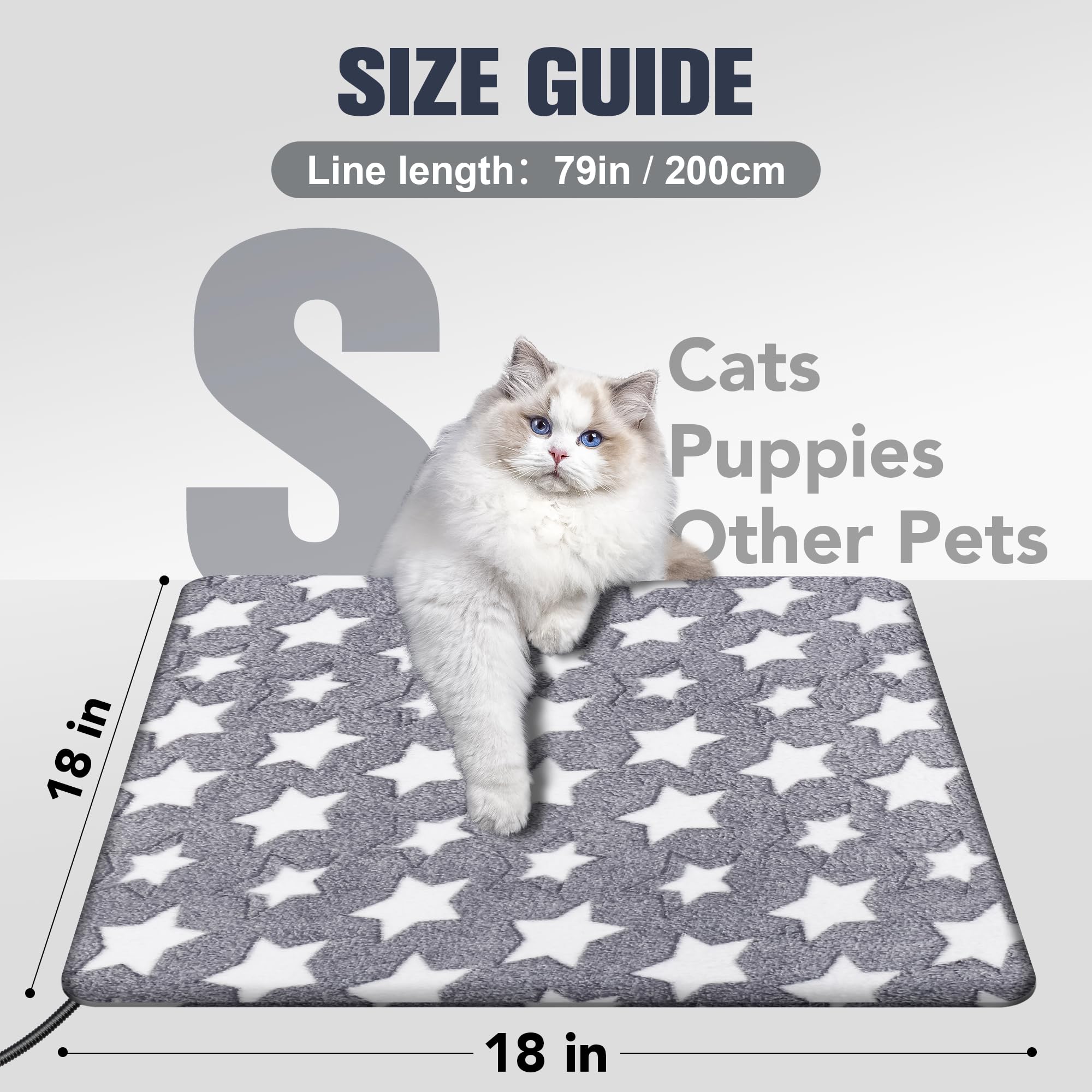 Newget cat heating pad timer control showcases adjustable warmth with auto shut-off.