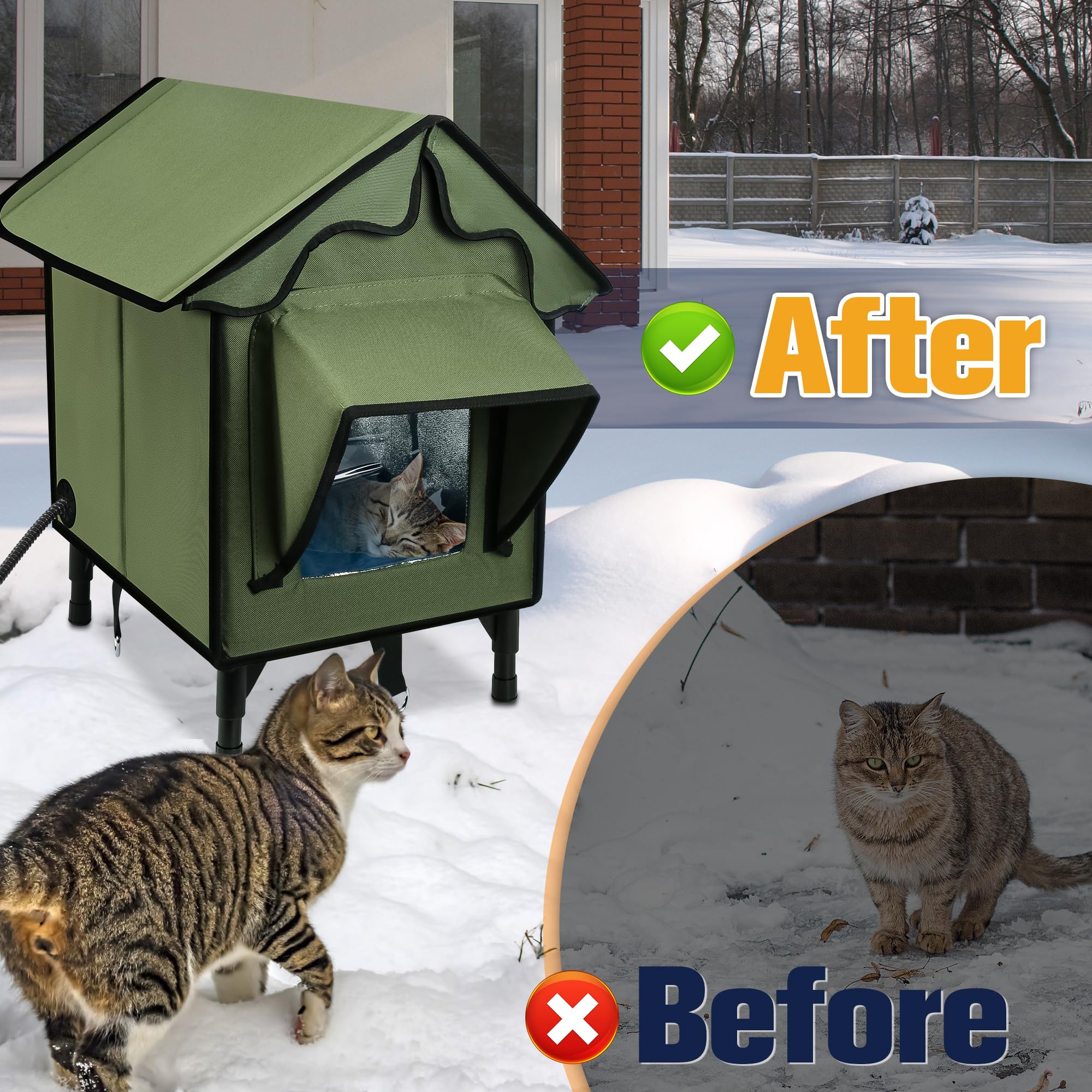 Newget elevated base provides stable shelter on uneven or damp ground