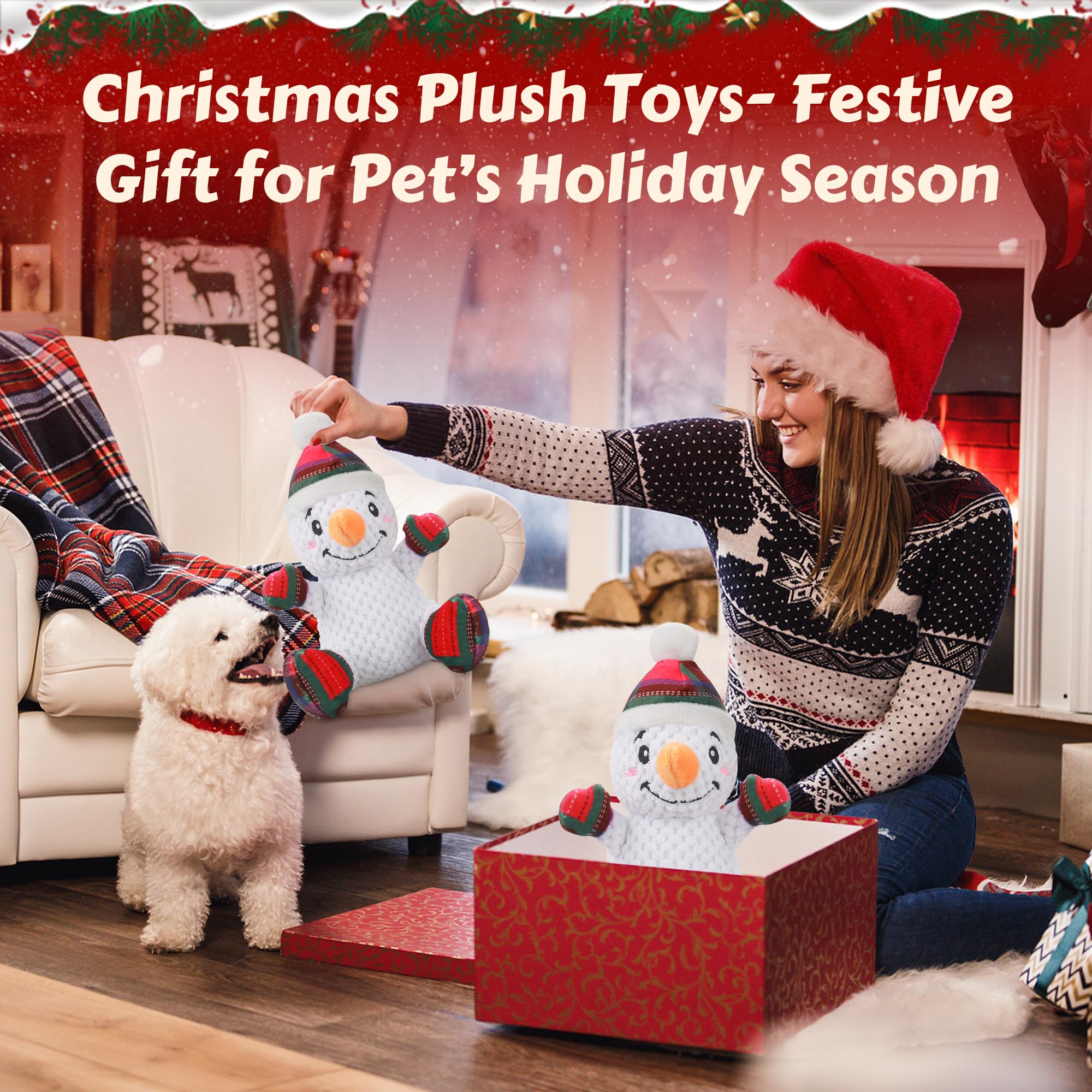 Newget Squeaky Dog Toy Crinkle Tail captivates dogs with textured sounds for engagement.