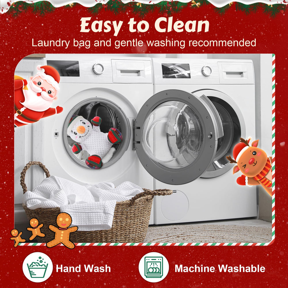 Newget Squeaky Dog Toy Plush body with squeaker enhances chewing and attention.