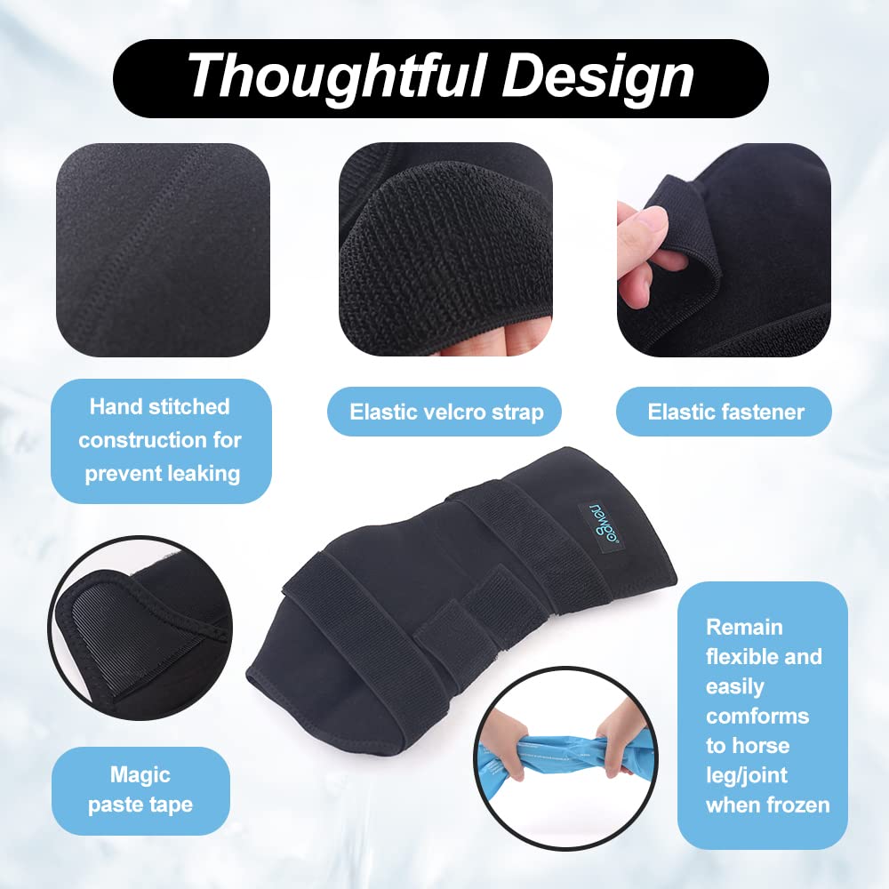 NEWGO 3D contoured design emphasizes snug fit around knee and joints